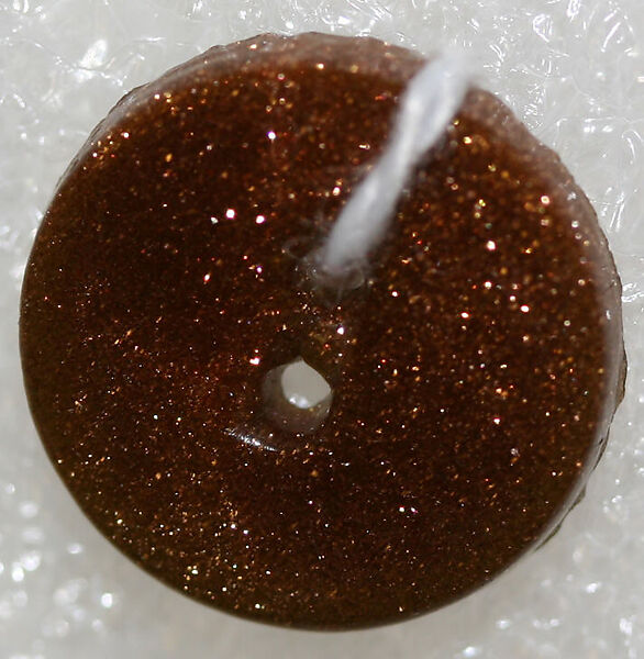 Button, glass, American or European