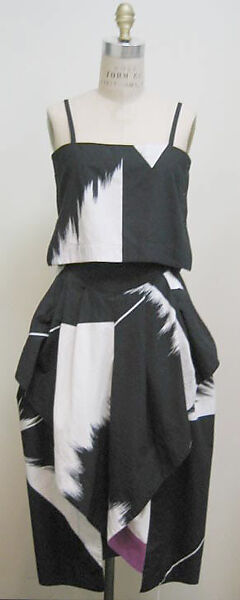 "Wing", Issey Miyake (Japanese, 1938–2022), a,b) cotton, Japanese