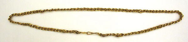 Sautoir, House of Chanel (French, founded 1910), metal, linen, French 