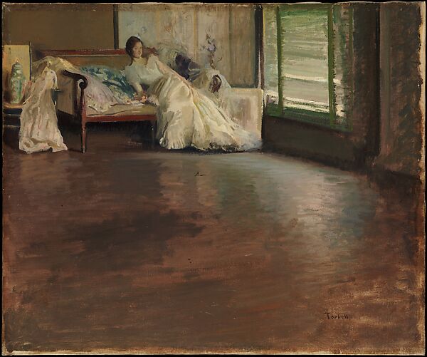 Across the Room, Edmund Charles Tarbell  American, Oil on canvas, American