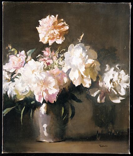 Still Life: Vase of Peonies