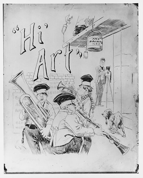 Hi Art, Charles Jay Taylor (1855–1929), Ink and graphite on white wove paper, American