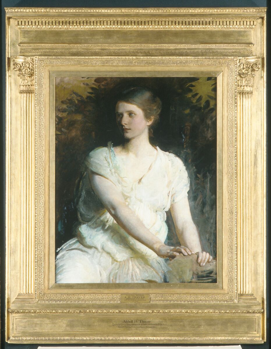 Young Woman, Abbott H. Thayer (American, Boston, Massachusetts 1849–1921 Dublin, New Hampshire), Oil on canvas, American