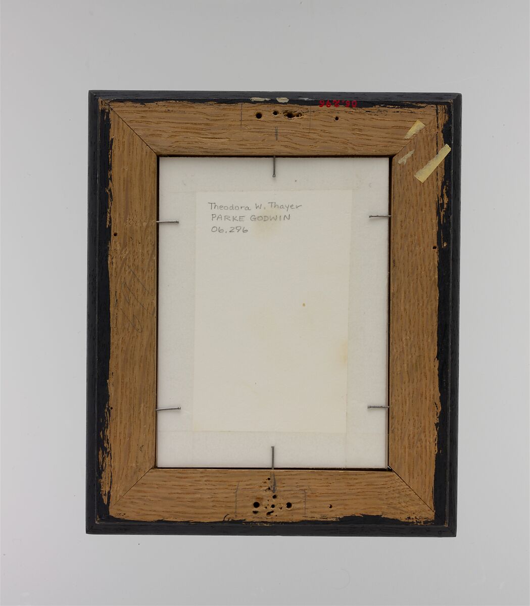 Parke Godwin, Theodora W. Thayer (1868–1905), Watercolor on ivory, American