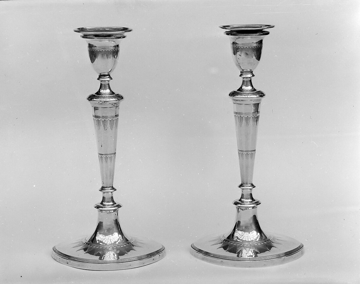 Candlestick, Sheffield silver plate 