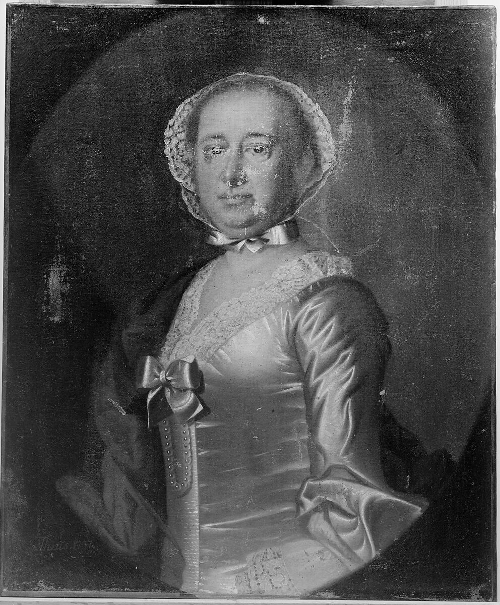 Mrs. Gabriel Manigault, Jeremiah Theus (American, Chur, 1716–1774 Charleston, South Carolina), Oil on canvas, American