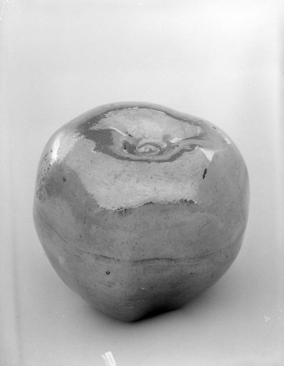 Figure of an Apple, Earthenware, lusterware, British (American market) 