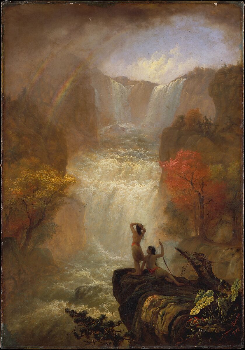 Song of the Waters, Jerome B. Thompson (1814–1886), Oil on canvas, American 
