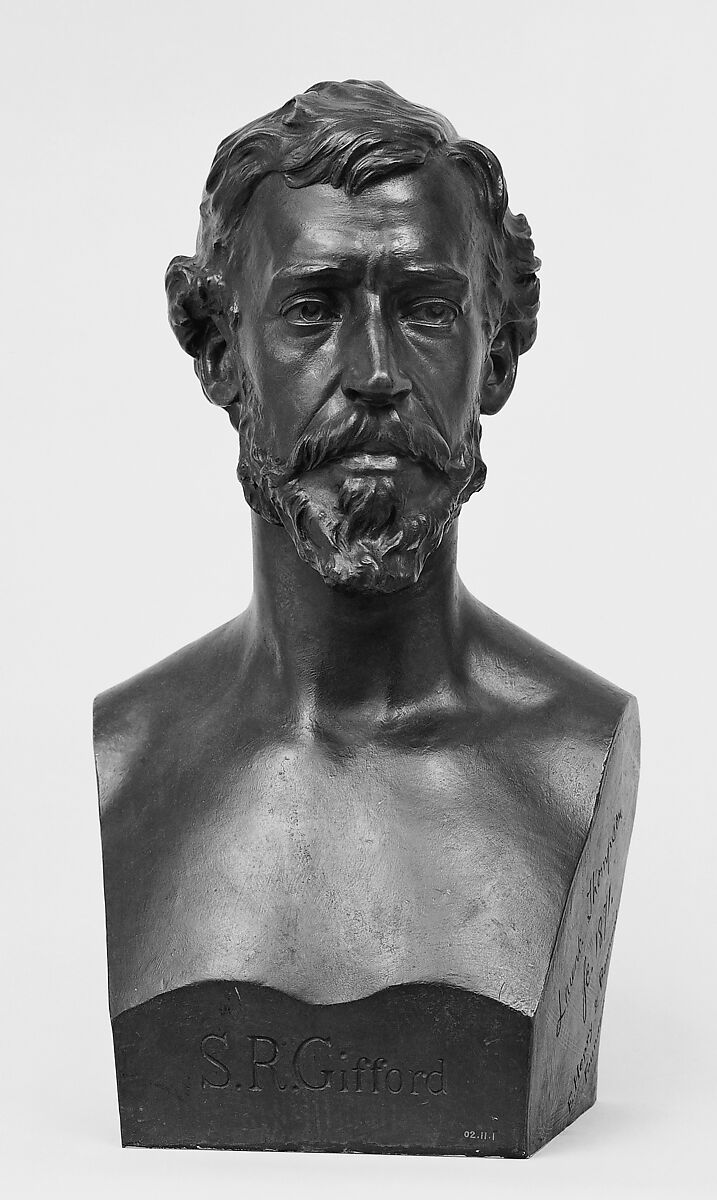 Sanford R. Gifford, Launt Thompson (Abbeyleix 1833–1894 Middletown, New York), Bronze, American