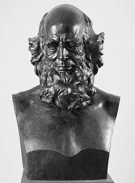 William Cullen Bryant, Launt Thompson (Abbeyleix 1833–1894 Middletown, New York), Bronze, American 