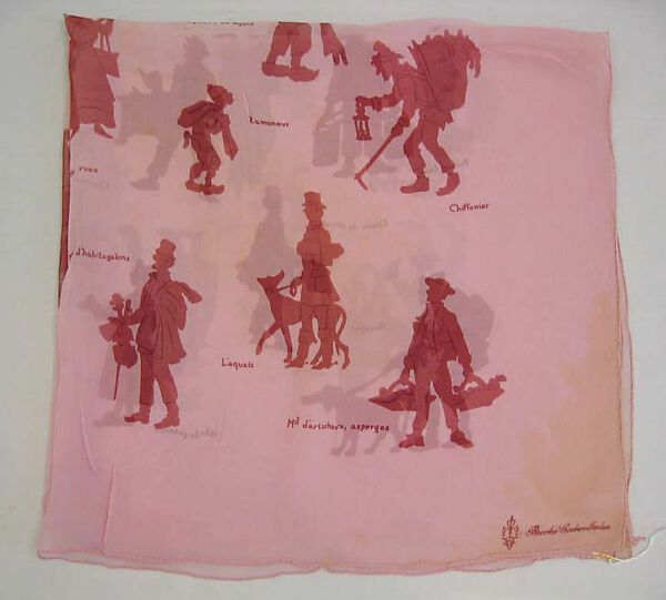 Scarf, Brooke Cadwallader, Inc. (American, 1940–1970s), silk, American