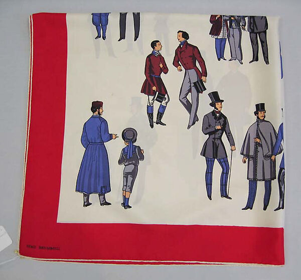 Scarf, Brooke Cadwallader, Inc. (American, 1940–1970s), silk, American
