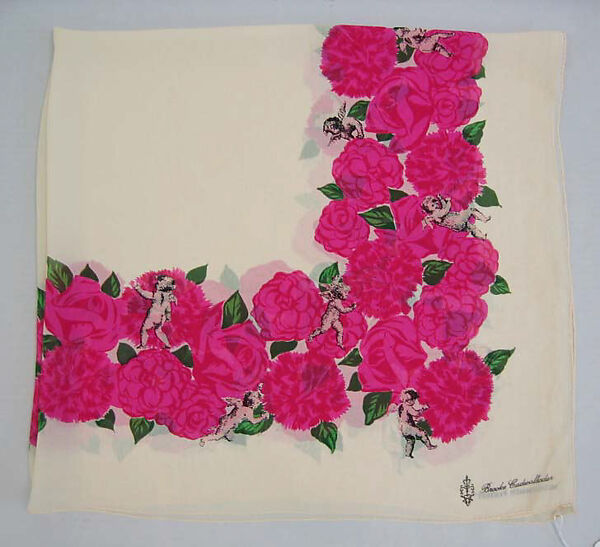 Scarf, Brooke Cadwallader, Inc. (American, 1940–1970s), silk, American