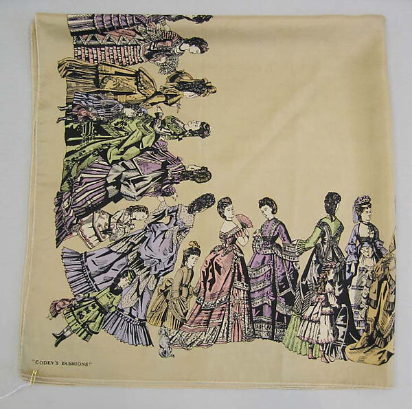 Scarf, Brooke Cadwallader, Inc. (American, 1940–1970s), silk, American