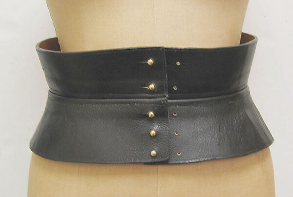 Belt, Kathryn Simon, American, leather, metal, American 