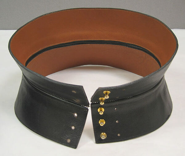 Belt, Kathryn Simon, American, leather, metal, American
