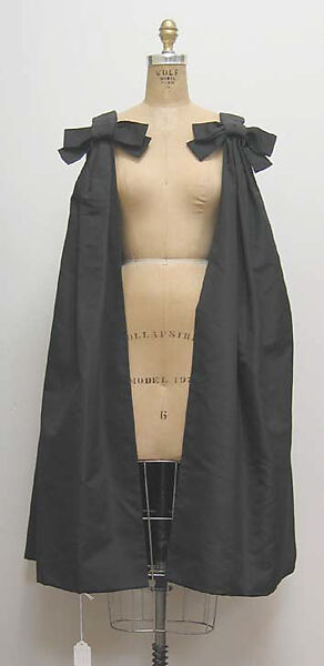 Cocktail cape, House of Dior (French, founded 1946), silk, French 