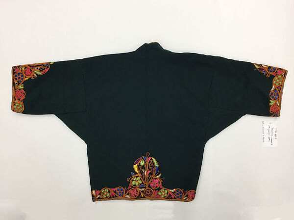 Jacket, Wool, cotton; embroidered