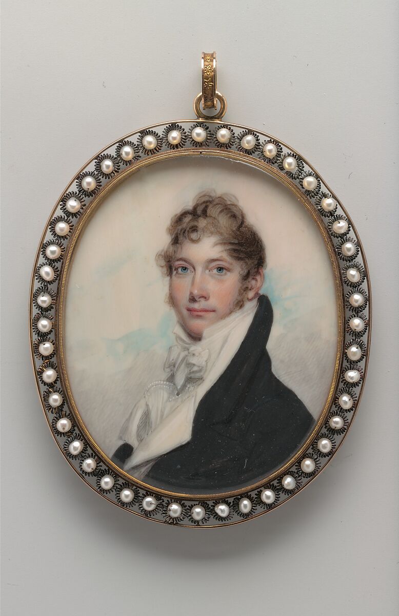 Benjamin Kintzing, Benjamin Trott (ca. 1770–1843), Watercolor on ivory, American 