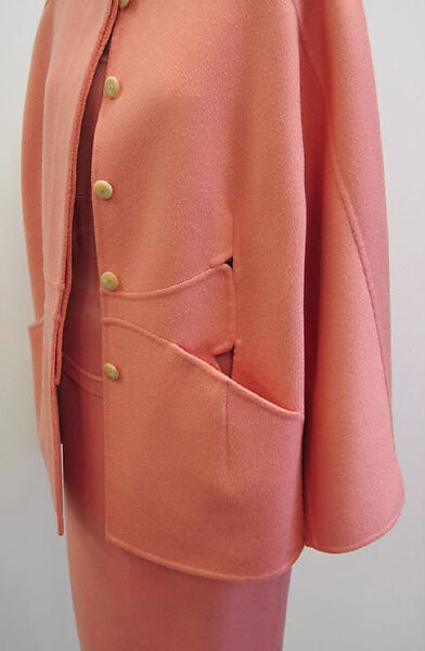 Ensemble, Ralph Rucci (American, born 1957), a, b) wool; plastic; b) silk/cotton blend; c) wool, silk, American