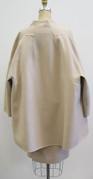 Ensemble, Ralph Rucci (American, born 1957), a) wool, plastic; b) wool/silk blend; c) wool, silk, American