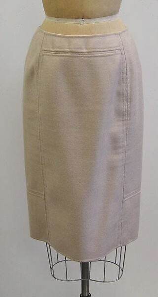 Ensemble, Ralph Rucci (American, born 1957), a) wool, plastic; b) wool/silk blend; c) wool, silk, American