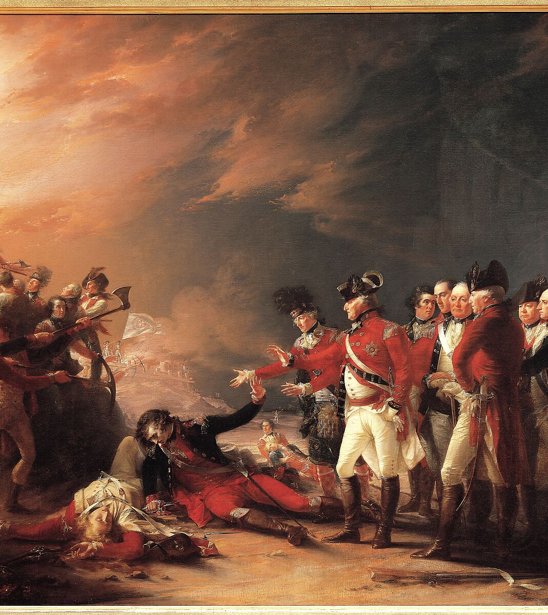 The Sortie Made by the Garrison of Gibraltar, John Trumbull (American, Lebanon, Connecticut 1756–1843 New York), Oil on canvas, American