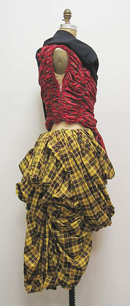 Ensemble, Comme des Garçons (Japanese, founded 1969), (a) wool, cotton, metal; (b) wool; (d) cotton; (c) metal, leather, Japanese