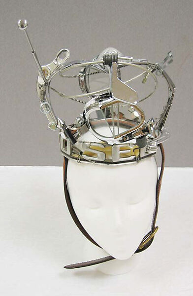 Ensemble, Comme des Garçons (Japanese, founded 1969), (a) wool, cotton, metal; (b) wool; (d) cotton; (c) metal, leather, Japanese