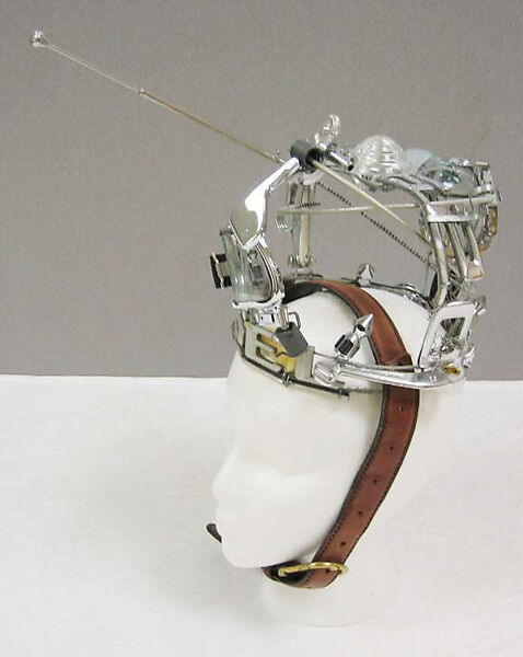 Ensemble, Comme des Garçons (Japanese, founded 1969), (a) wool, cotton, metal; (b) wool; (d) cotton; (c) metal, leather, Japanese