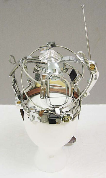 Ensemble, Comme des Garçons (Japanese, founded 1969), (a) wool, cotton, metal; (b) wool; (d) cotton; (c) metal, leather, Japanese