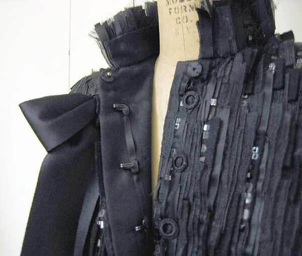 Jacket, House of Chanel (French, founded 1910), silk, plastic, glass, metal, feathers, French