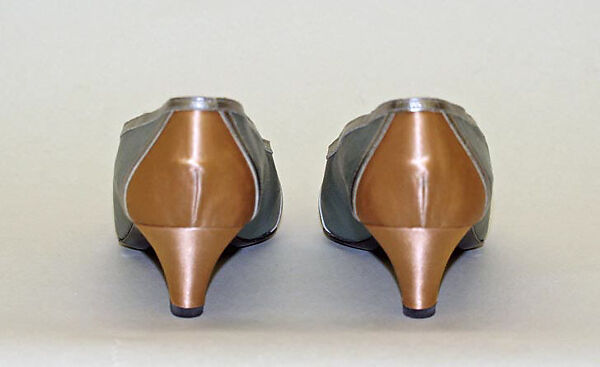 Shoes, Geoffrey Beene (American, Haynesville, Louisiana 1927–2004 New York), a,b) silk, leather, American