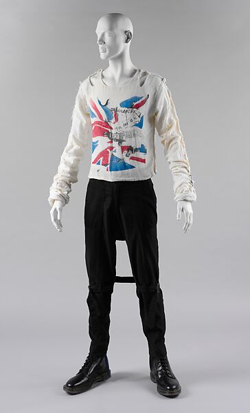 "Anarchy in the UK" shirt, Vivienne Westwood (British, 1941–2022), cotton, metal, British 