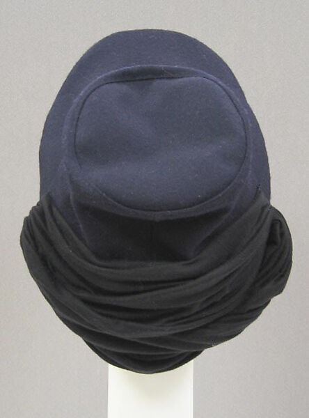 Hat, Yohji Yamamoto (Japanese, born Tokyo, 1943), wool, Japanese