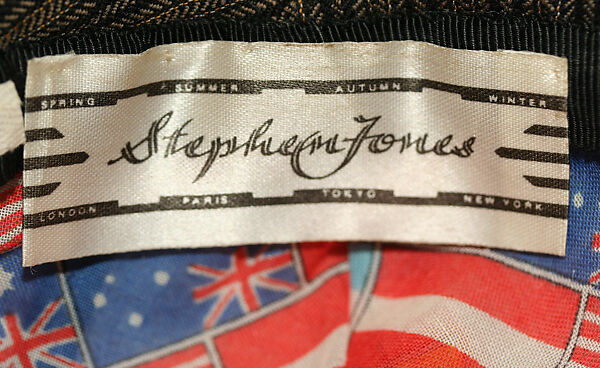 Hat, Stephen Jones (British, born 1957), a) wool, cotton, leather; b) cotton; metal, British