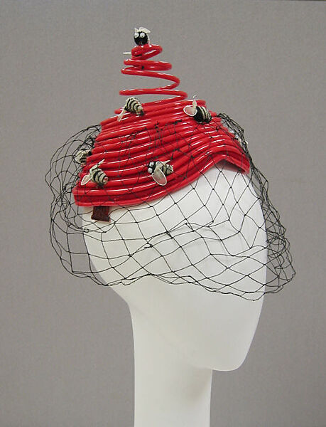 Hat, Bes-Ben (American, founded 1920), plastic, synthetic, cotton, American