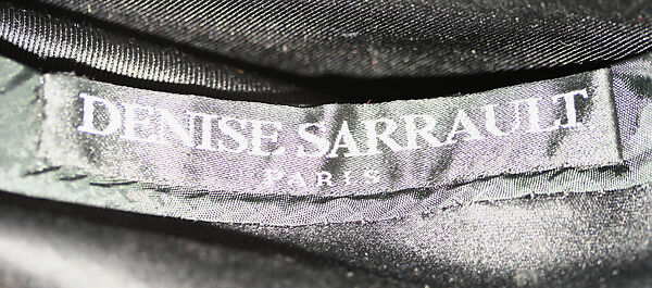 Hat, Denise Sarrault (French), silk, American