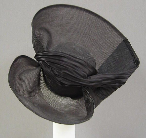 Hat, Stephen Jones (British, born 1957), horsehair, silk, British