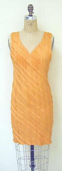 Dress, Issey Miyake (Japanese, 1938–2022), synthetic, Japanese 