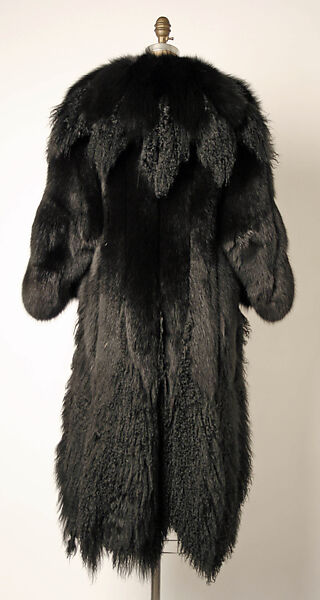 Coat, Kenzo (French, founded 1970), fur, French