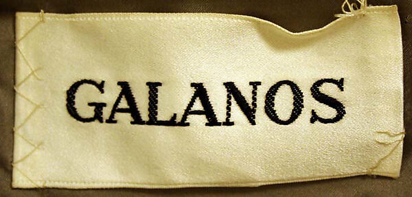 Ensemble, James Galanos (American, Philadelphia, Pennsylvania, 1924–2016 West Hollywood, California), a) wool, silk, rhinestones; b) wool, silk; c) silk, plastic, American