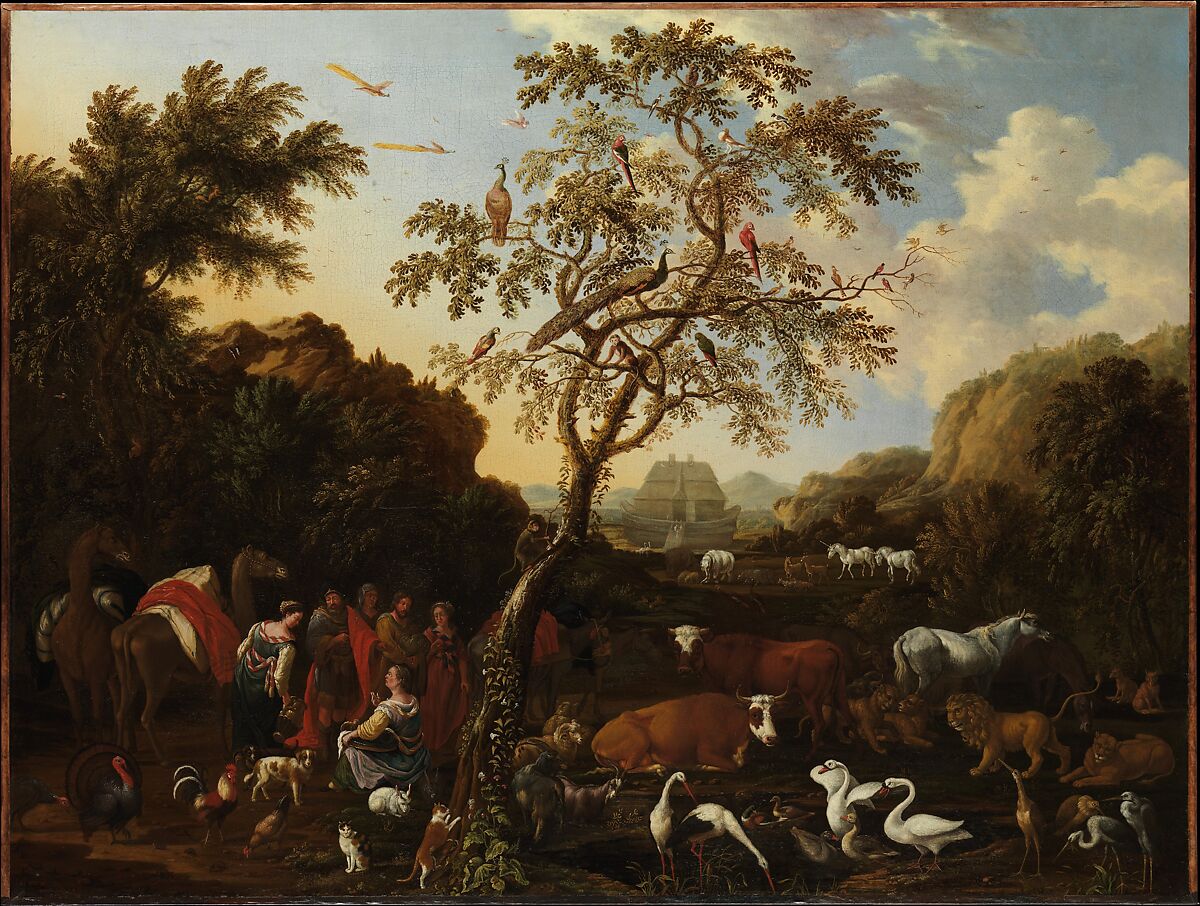 The Ark, Lodewijk Tieling (active ca. 1695-1700), Oil on canvas, American 