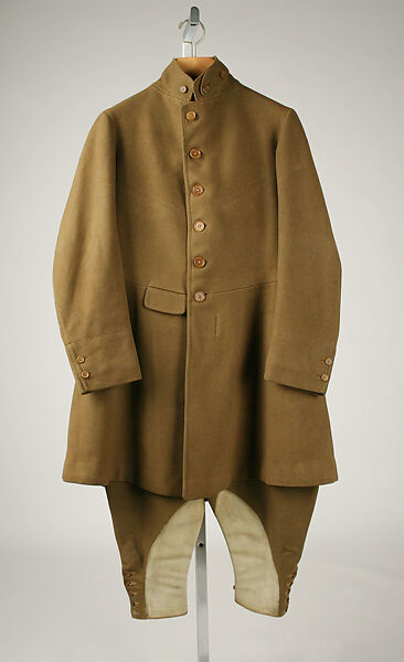 Riding habit, wool, British 