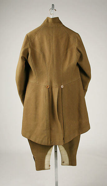 Riding habit, wool, British