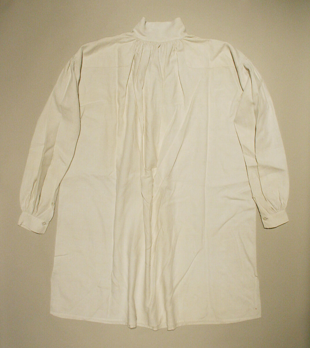 Shirt, linen, cotton, American