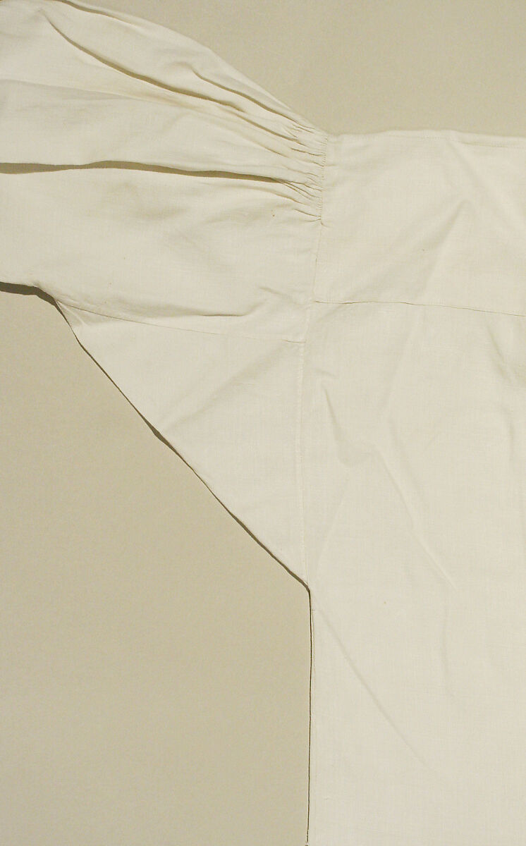 Shirt, linen, cotton, American