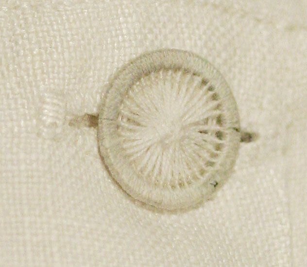 Shirt, linen, cotton, American