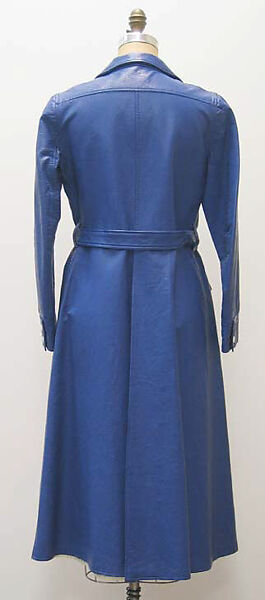 Coat, André Courrèges (French, Pau 1923–2016 Neuilly-sur-Seine), a, b) cotton, plastic (polyurethane), French