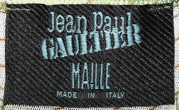 Dress, Jean Paul Gaultier (French, born 1952), a) wool, cotton, plastic; b) synthetic, plastic, metal; c) plastic, metal, French